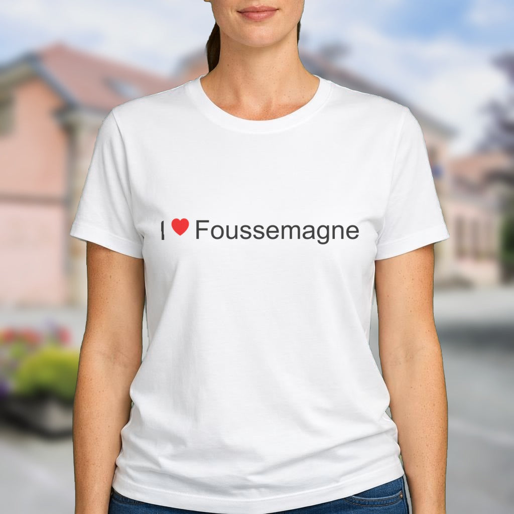 T-shirt I love foussemagne