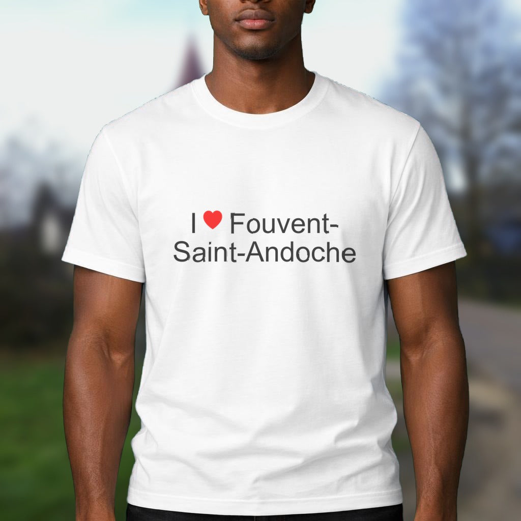 T-shirt I love fouvent-saint-andoche