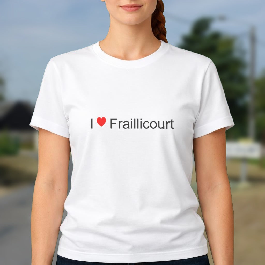 T-shirt I love fraillicourt