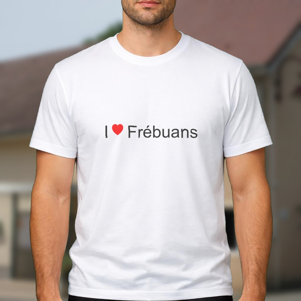 T-shirt I love frébuans