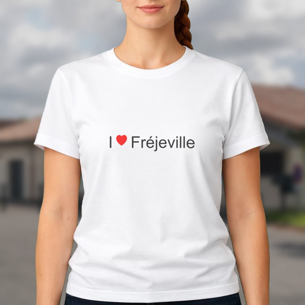T-shirt I love fréjeville