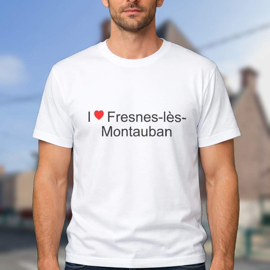 T-shirt I love fresnes-lès-montauban