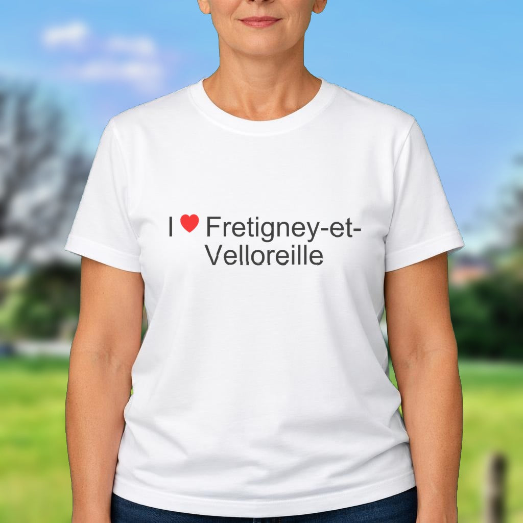 T-shirt I love fretigney-et-velloreille