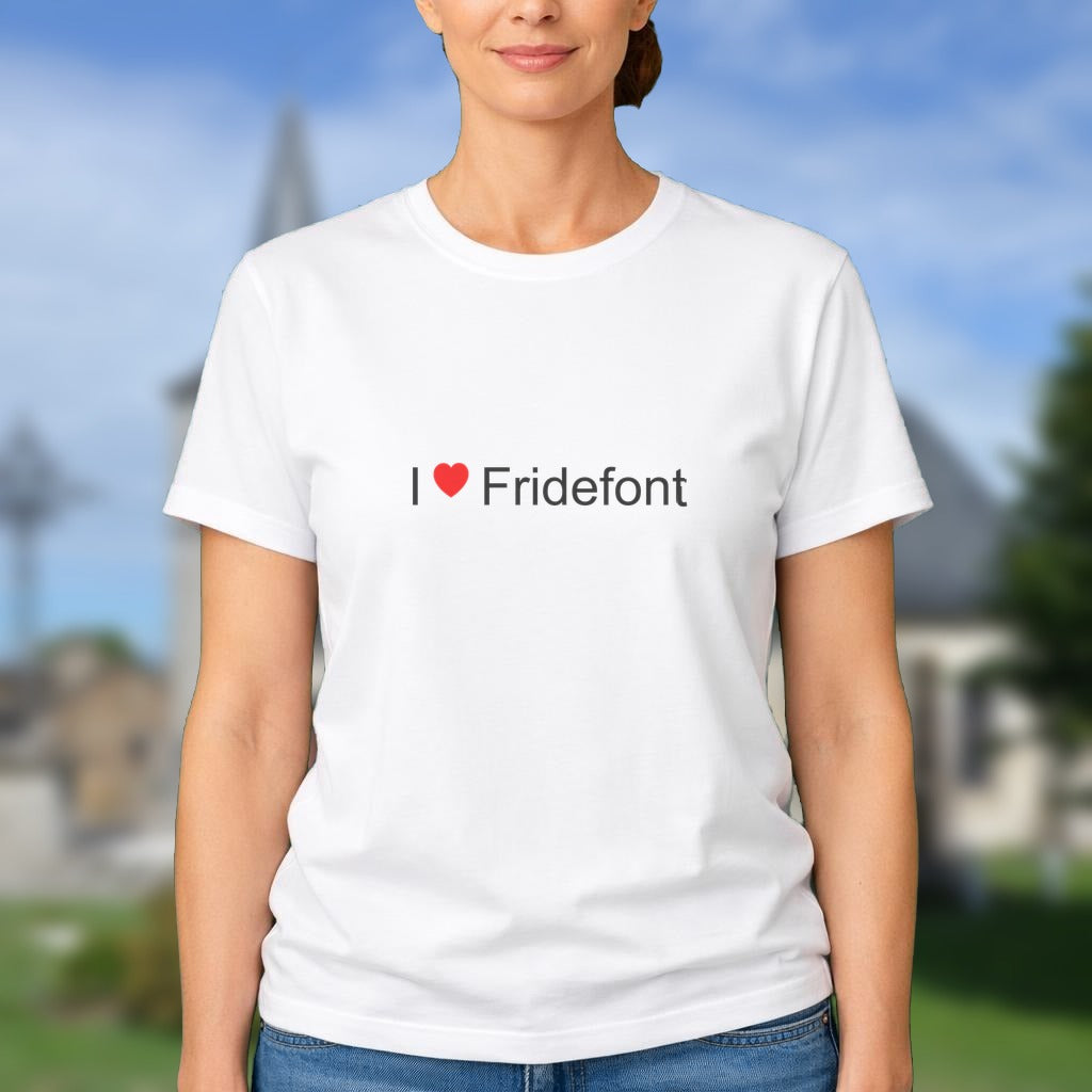 T-shirt I love fridefont
