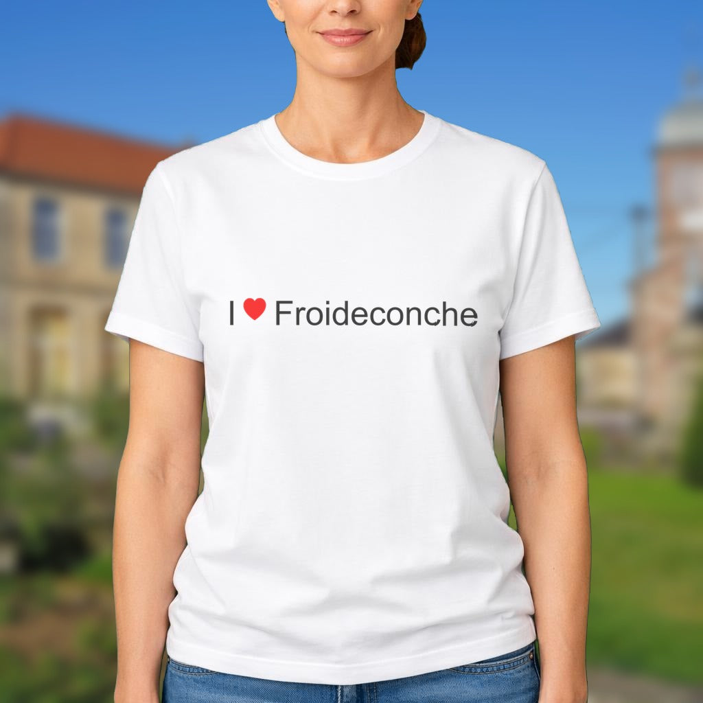 T-shirt I love froideconche