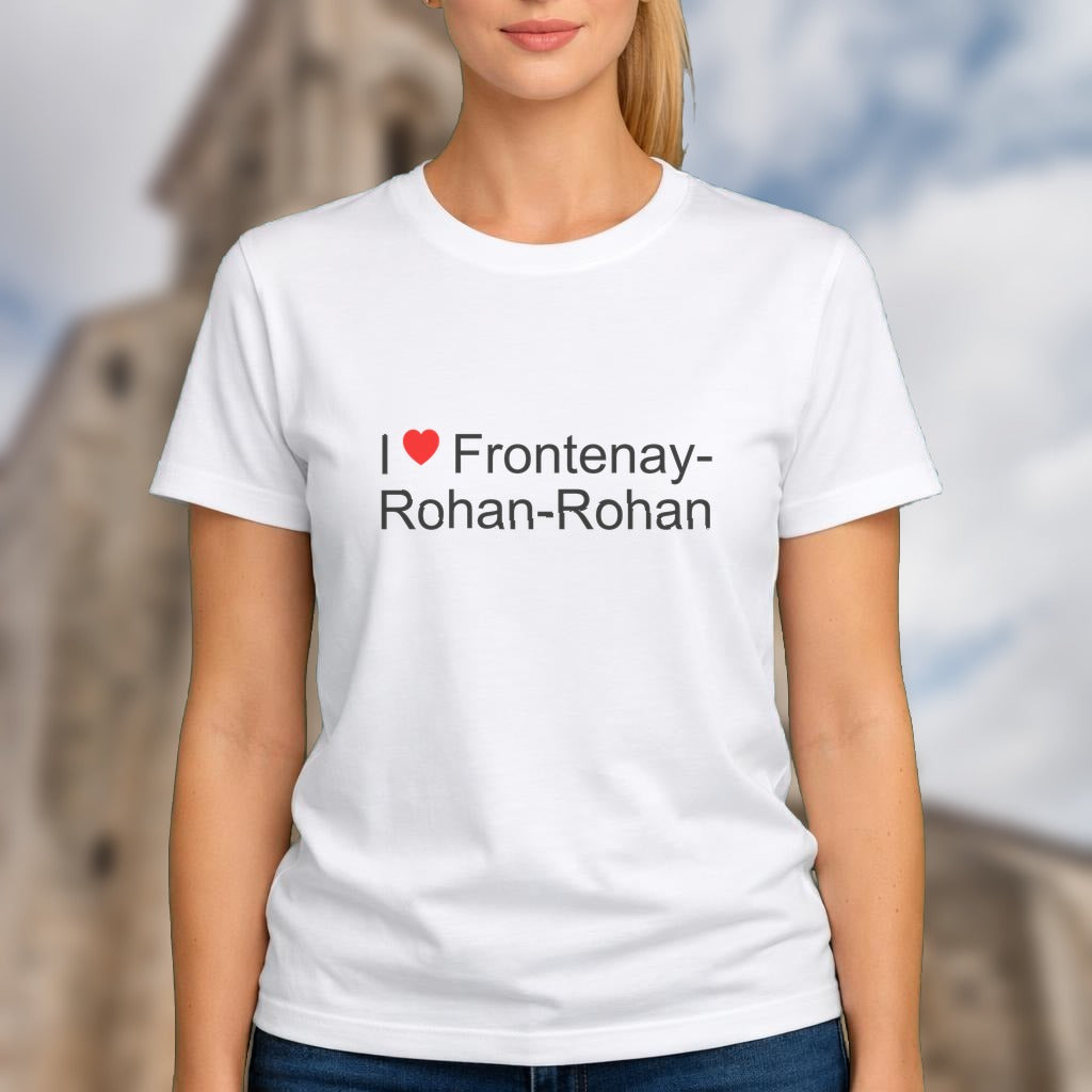 T-shirt I love frontenay-rohan-rohan