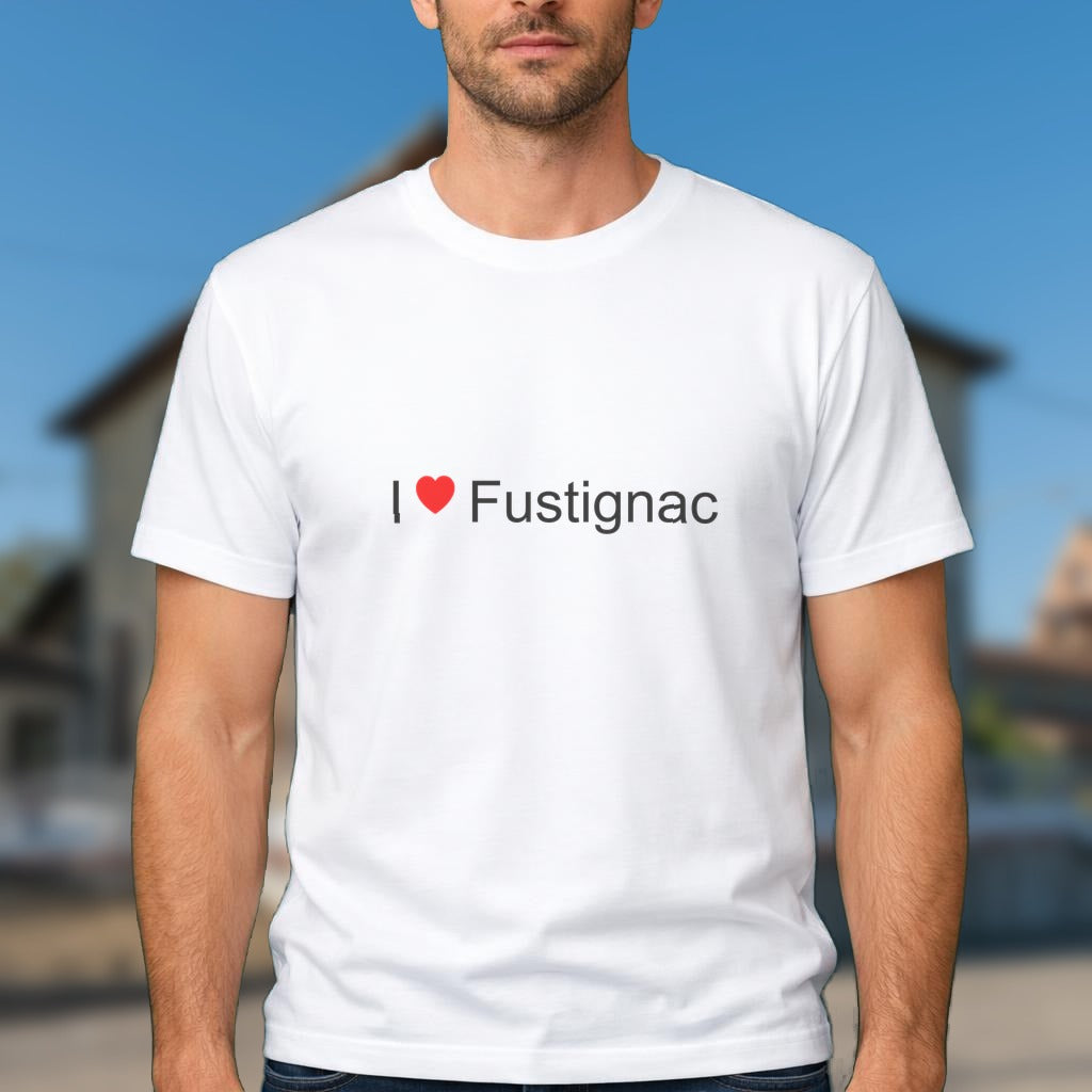 T-shirt I love fustignac