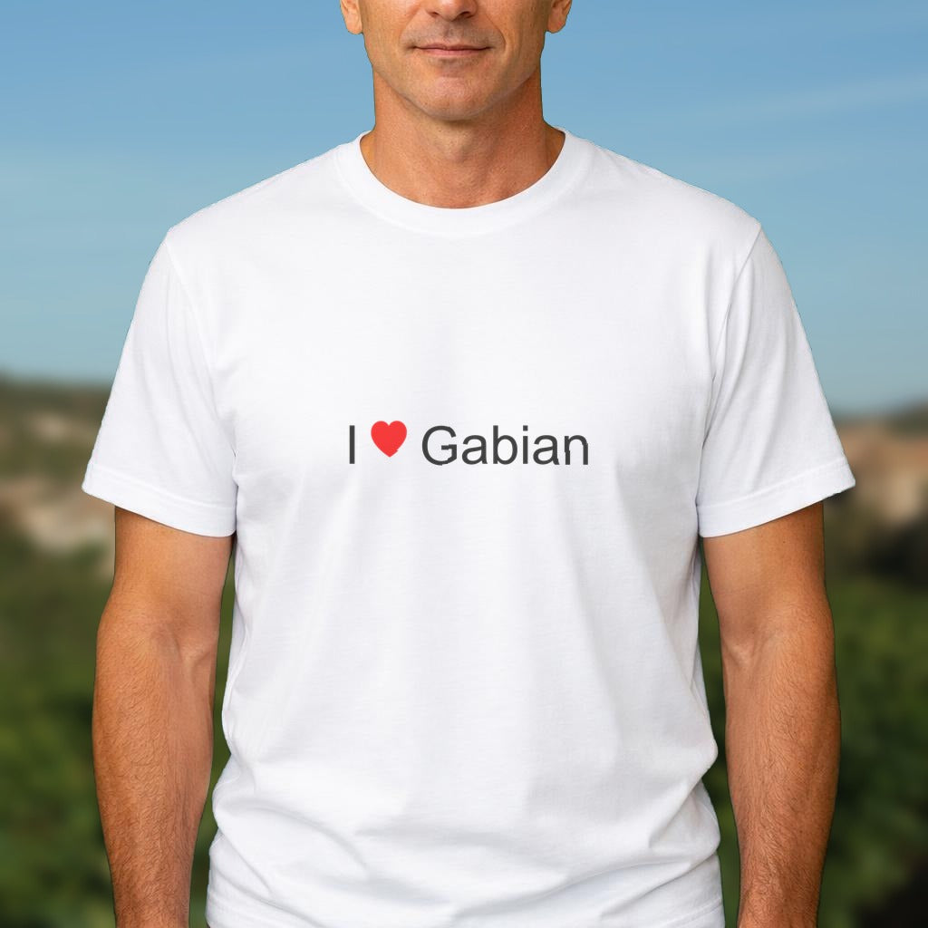 T-shirt I love gabian
