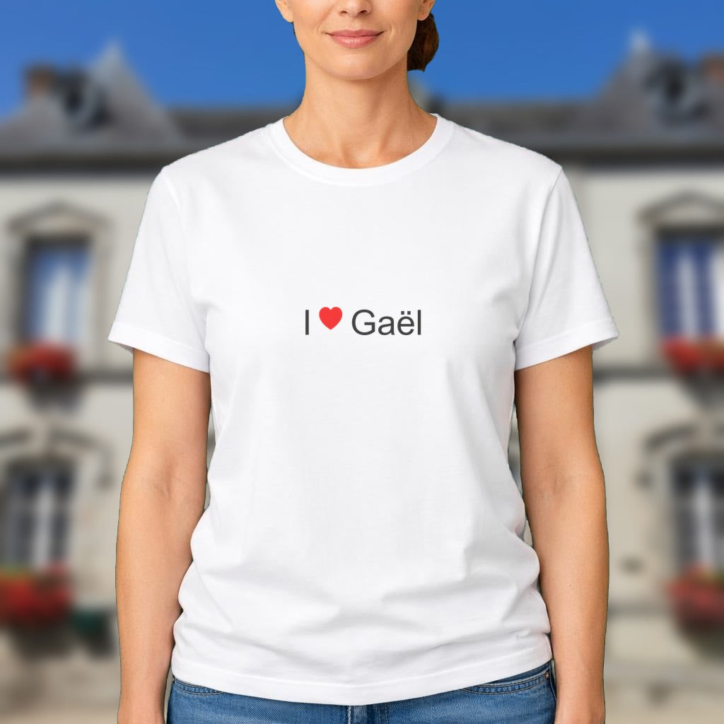 T-shirt I love gaël