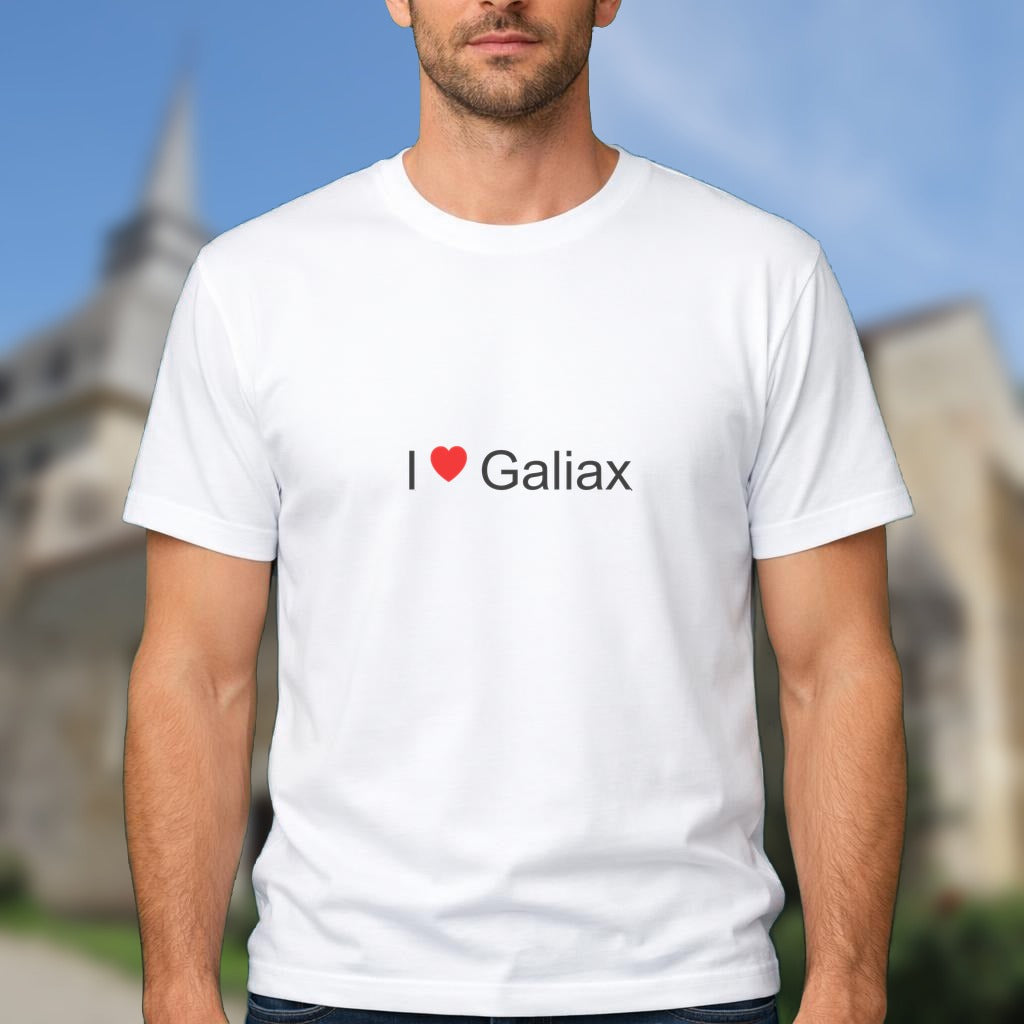 T-shirt I love galiax