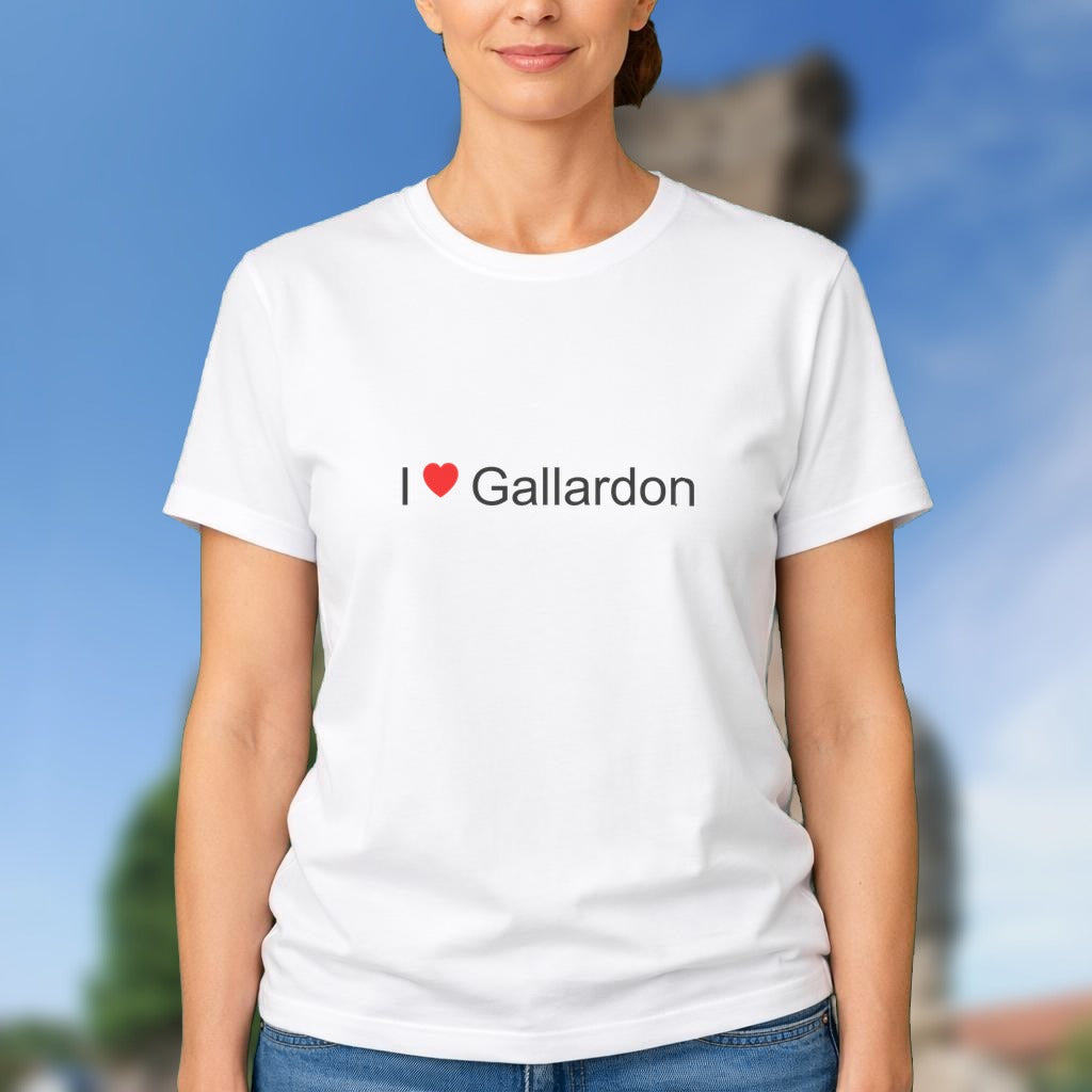 T-shirt I love gallardon