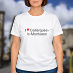 T-shirt I love gallargues-le-montueux