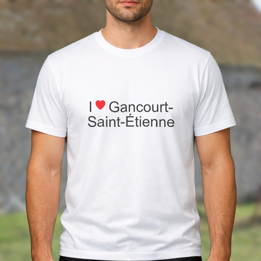 T-shirt I love gancourt-saint-étienne