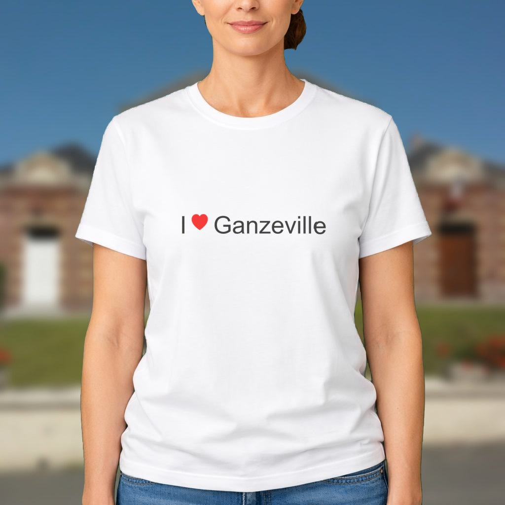 T-shirt I love ganzeville