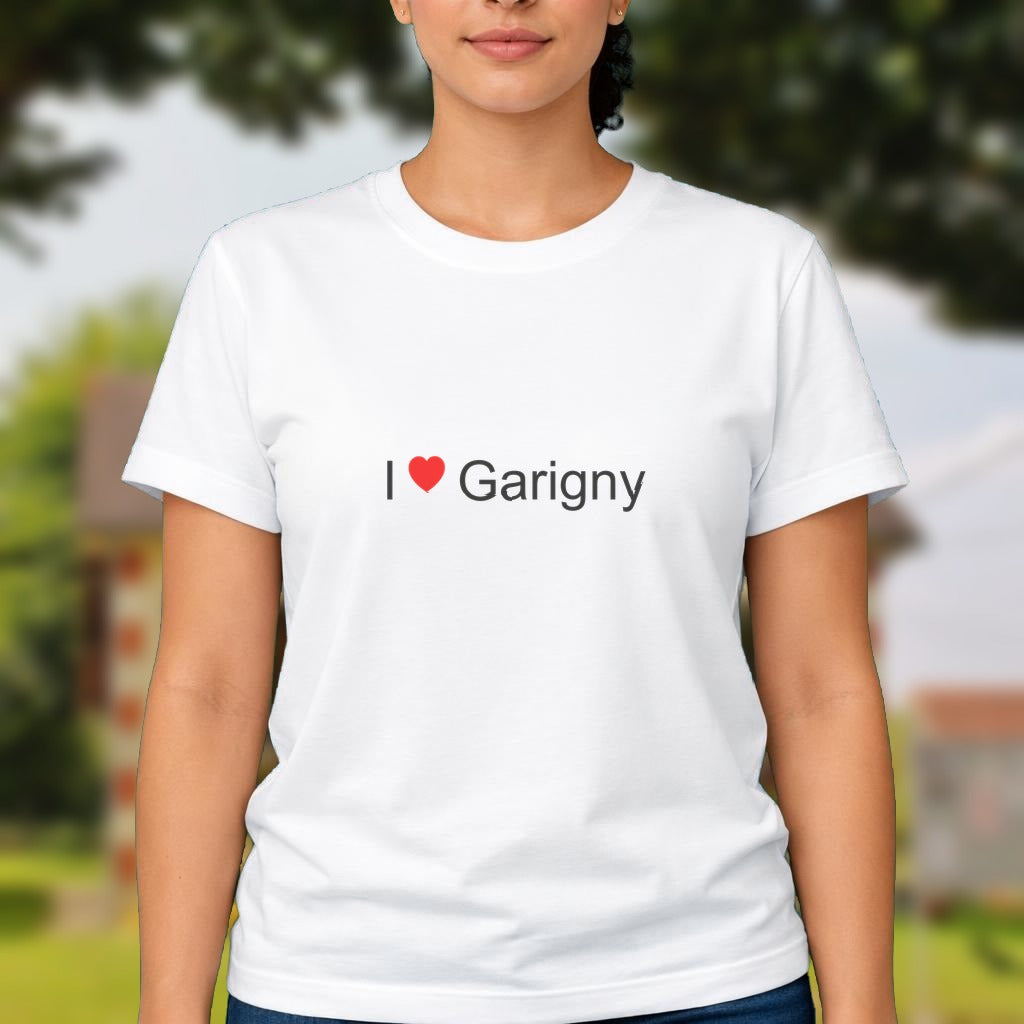 T-shirt I love garigny