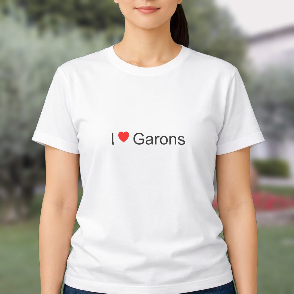 T-shirt I love garons