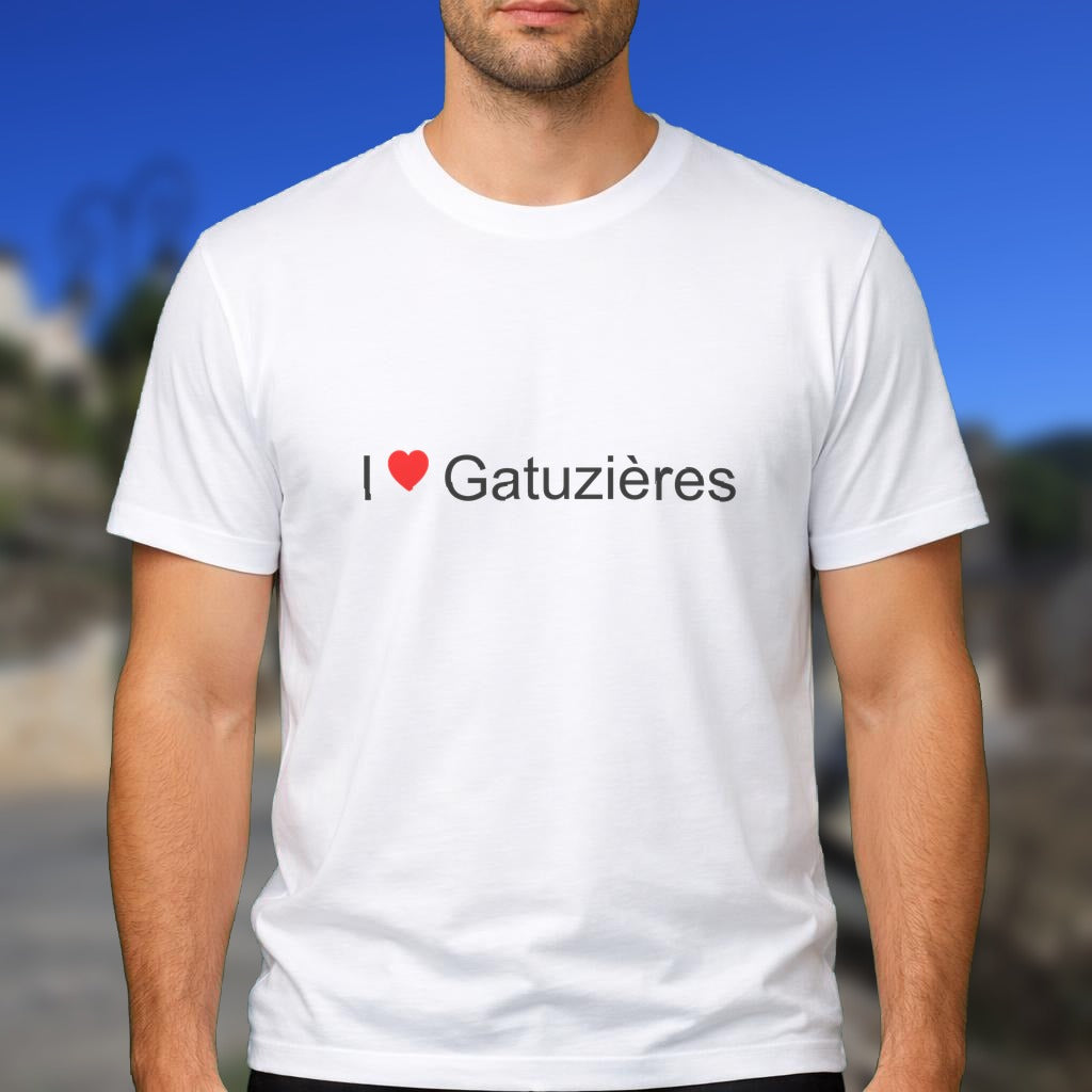 T-shirt I love gatuzières