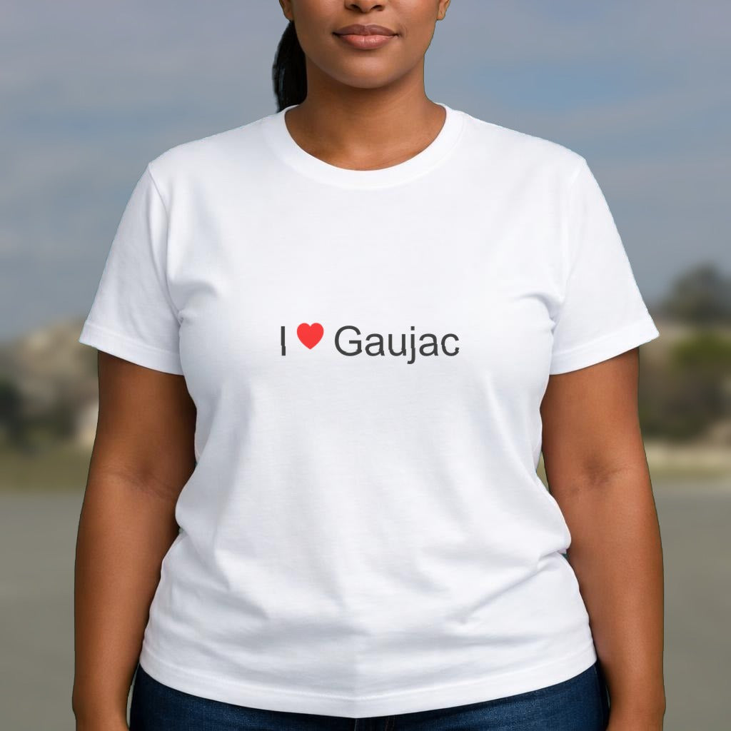 T-shirt I love gaujac