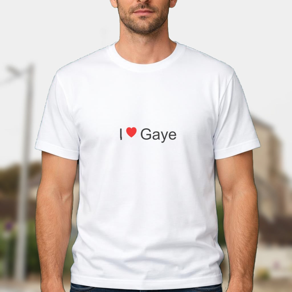 T-shirt I love gaye