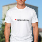 T-shirt I love gazaupouy