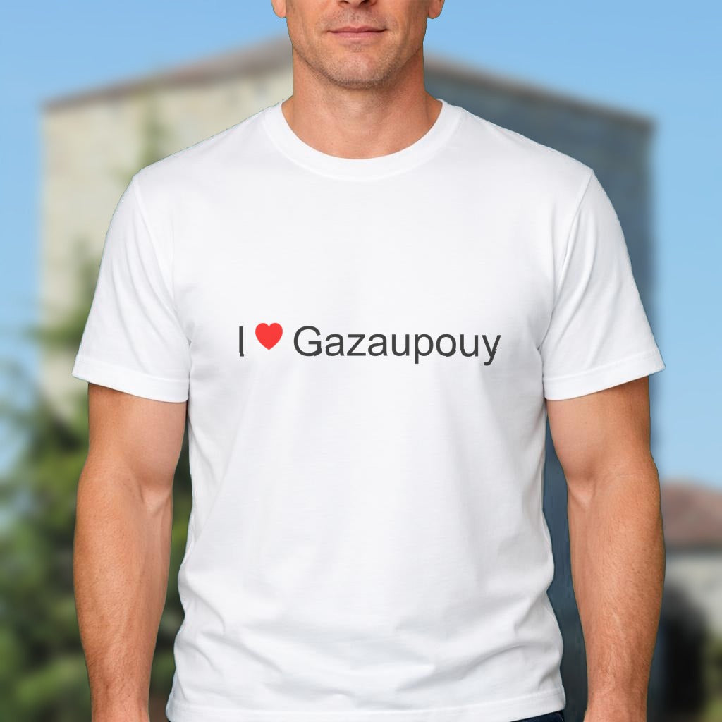 T-shirt I love gazaupouy