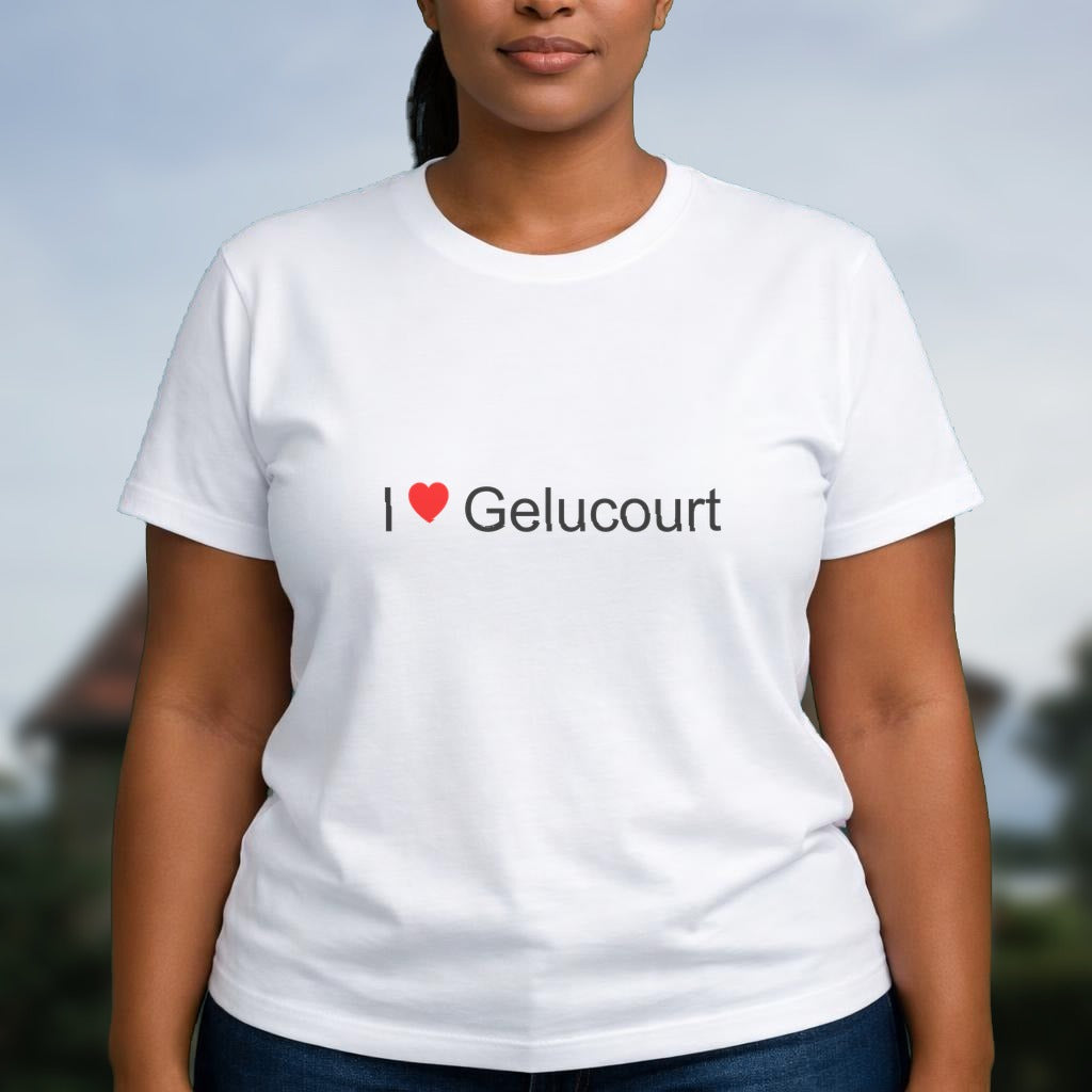 T-shirt I love gelucourt