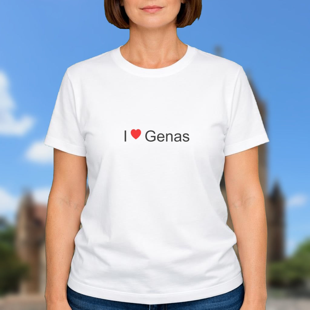T-shirt I love genas