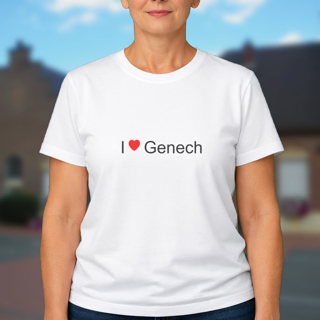 T-shirt I love genech