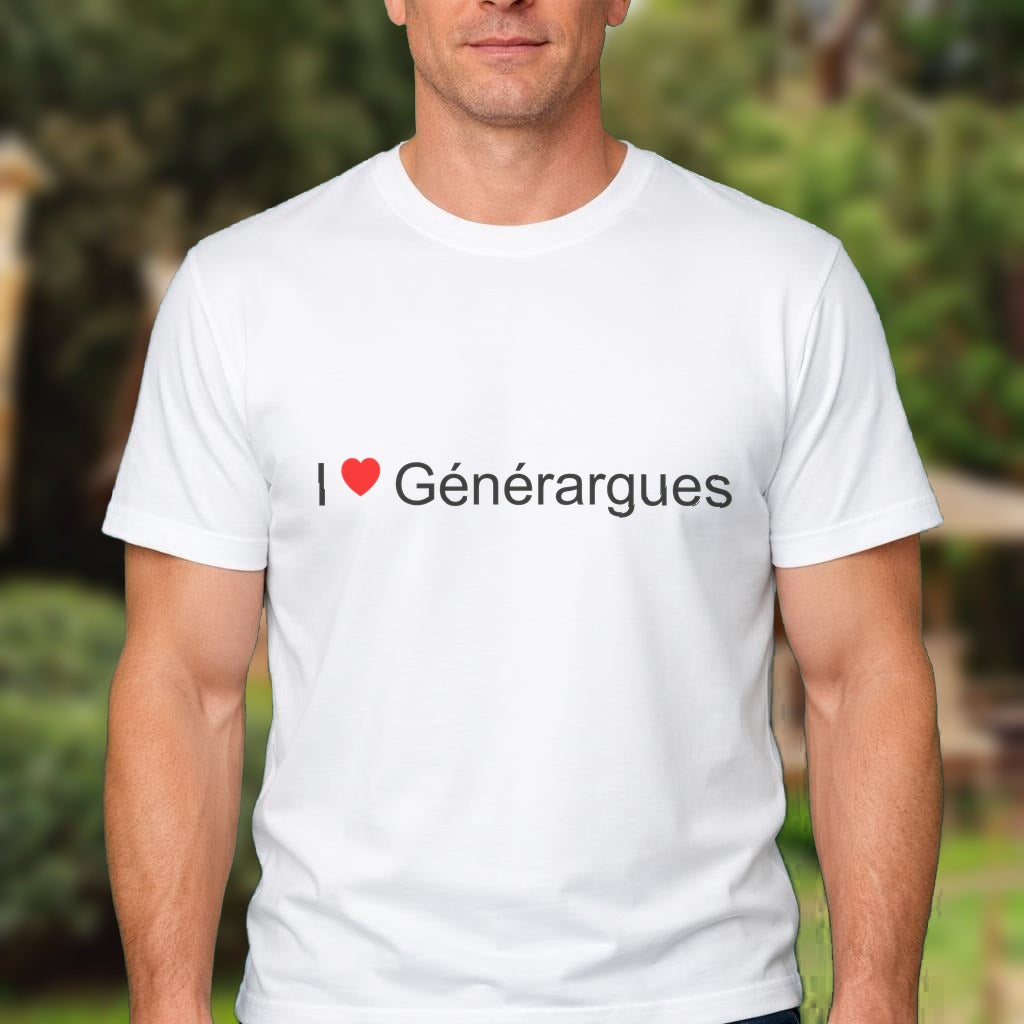 T-shirt I love générargues
