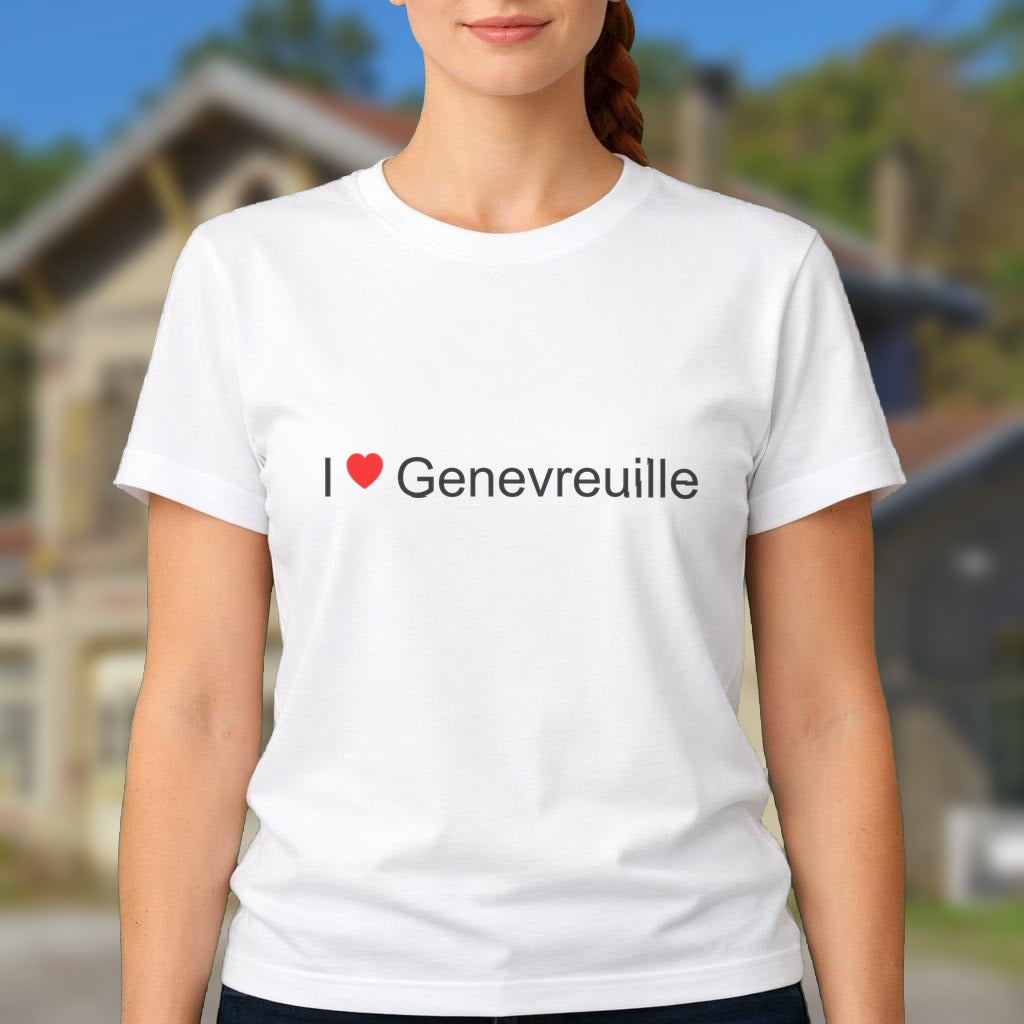 T-shirt I love genevreuille