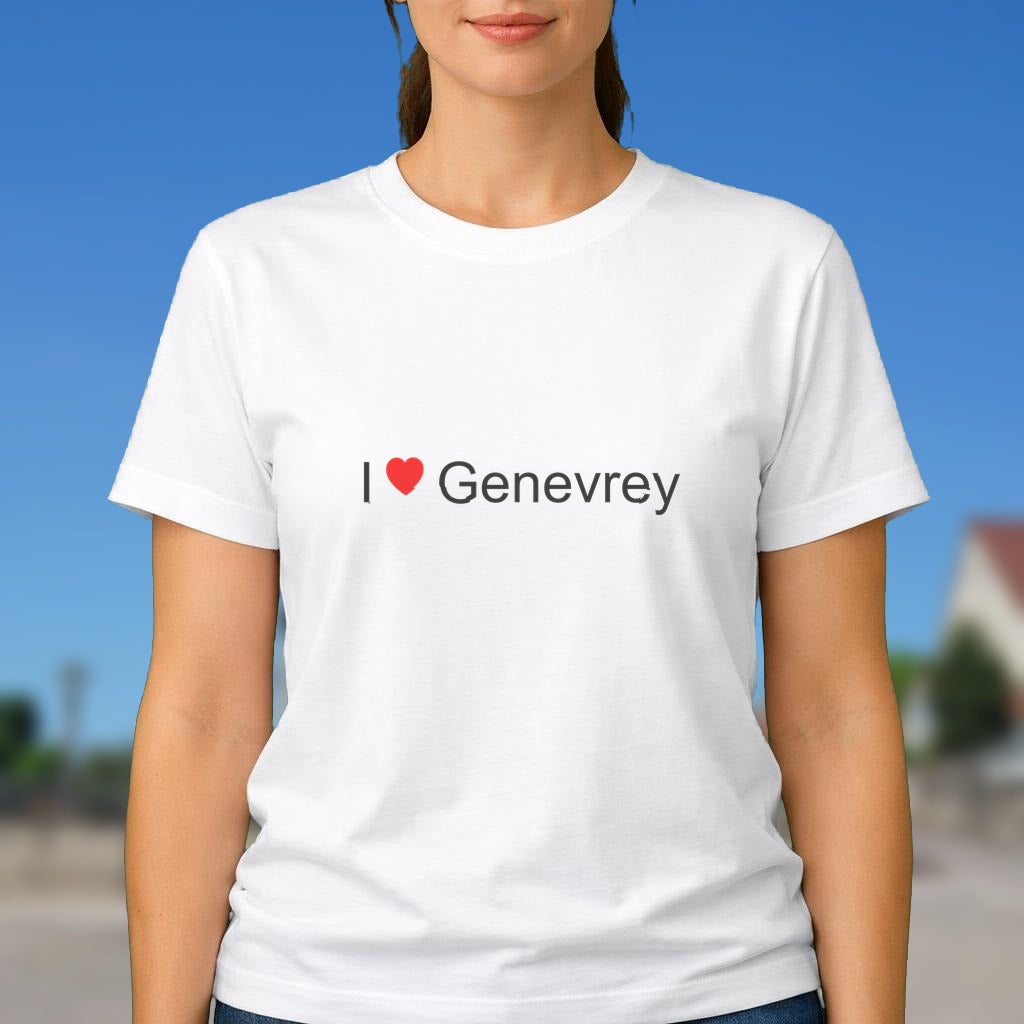 T-shirt I love genevrey