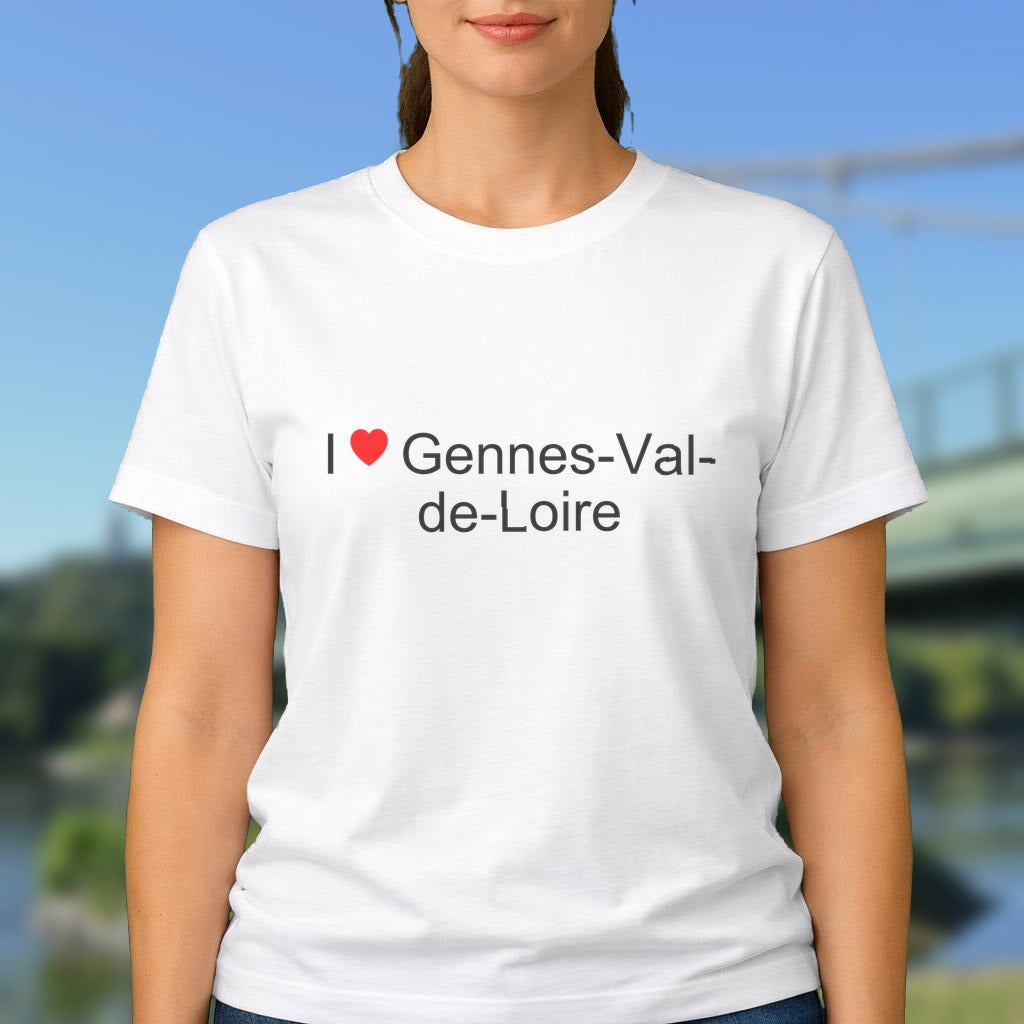 T-shirt I love gennes-val-de-loire