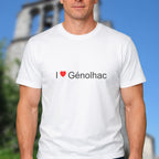 T-shirt I love génolhac