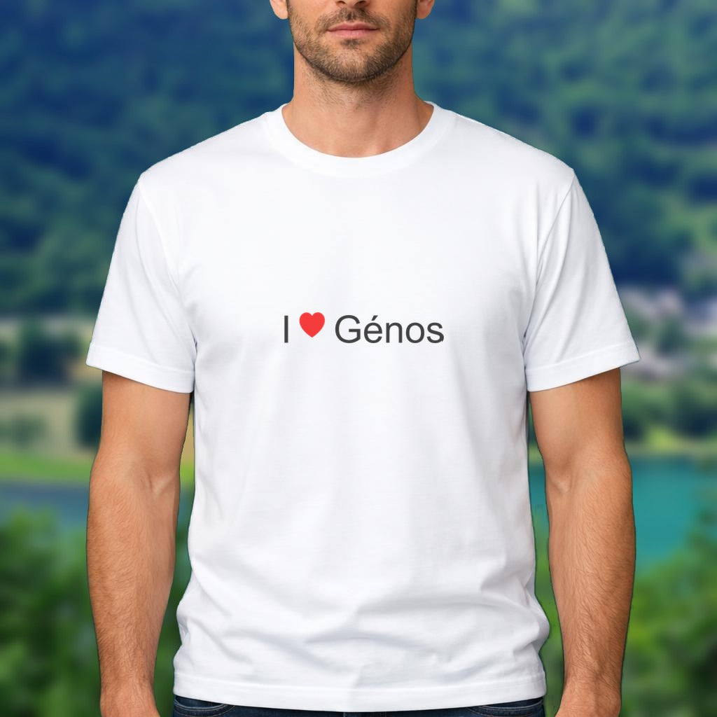 T-shirt I love génos