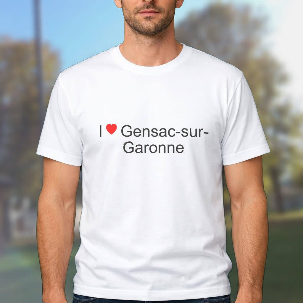 T-shirt I love gensac-sur-garonne