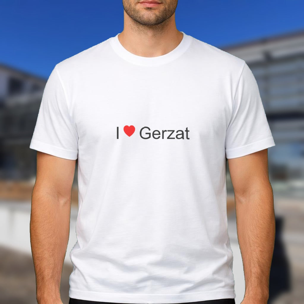 T-shirt I love gerzat