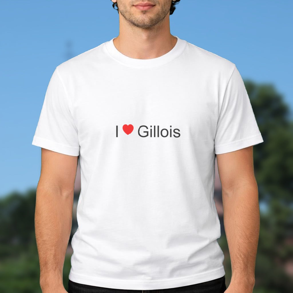 T-shirt I love gillois