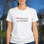 T-shirt I love girecourt-sur-durbion