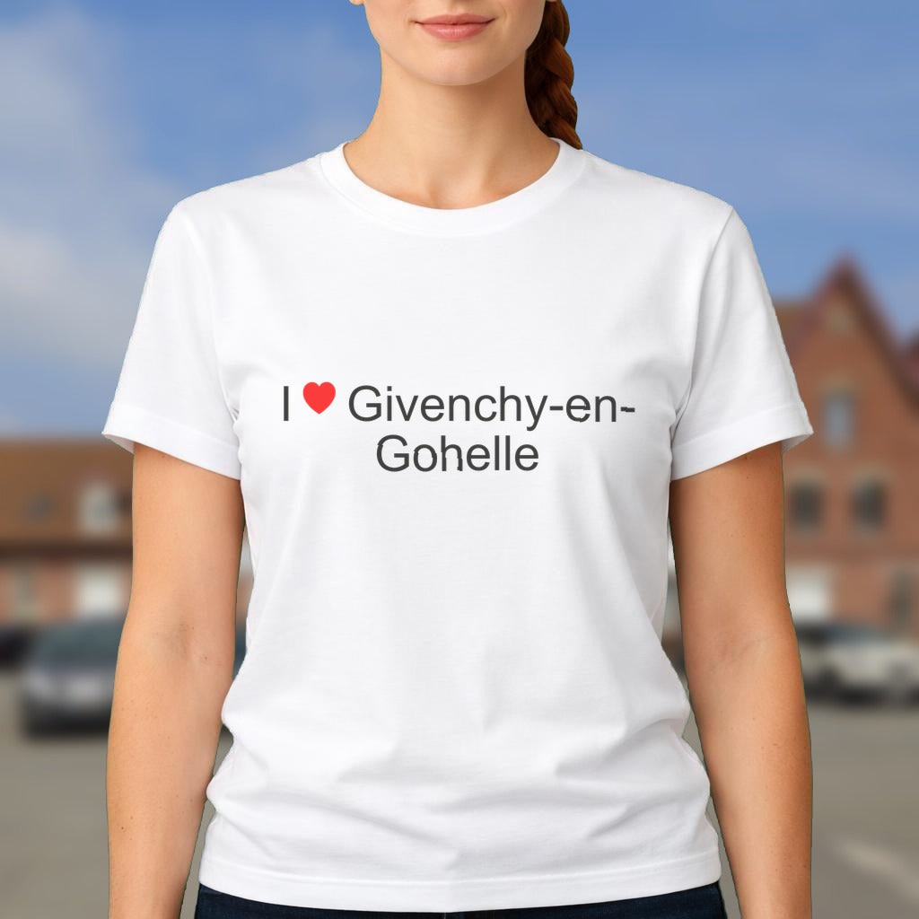 T-shirt I love givenchy-en-gohelle