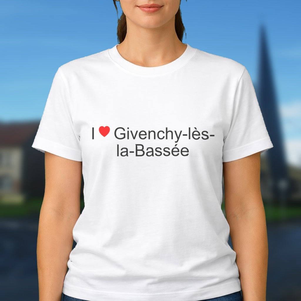 T-shirt I love givenchy-lès-la-bassée