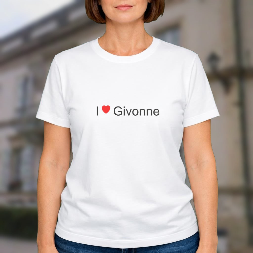 T-shirt I love givonne