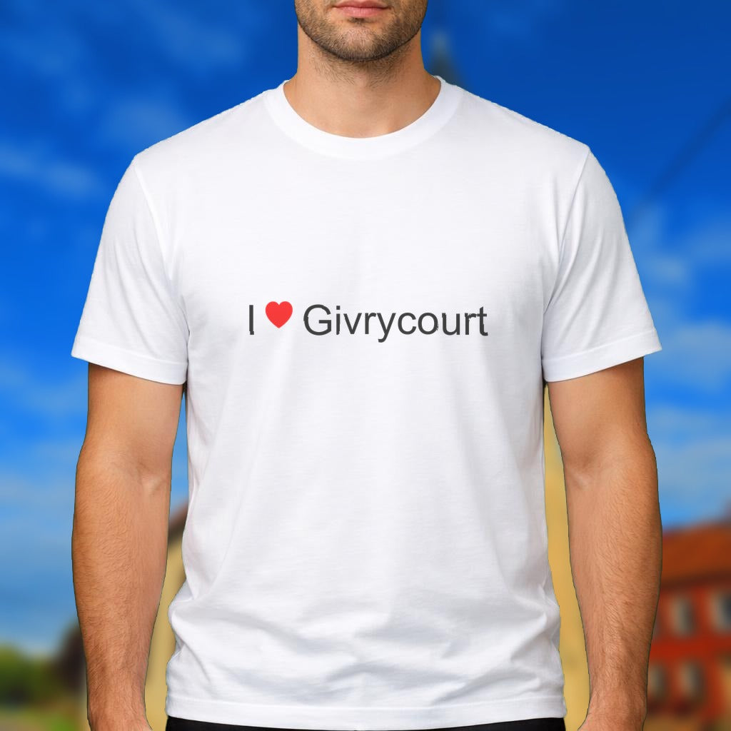 T-shirt I love givrycourt