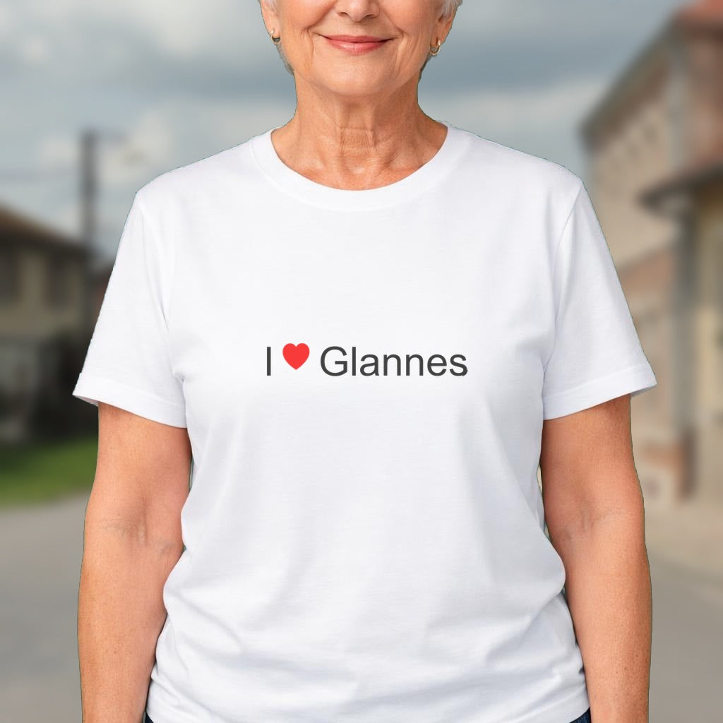 T-shirt I love glannes