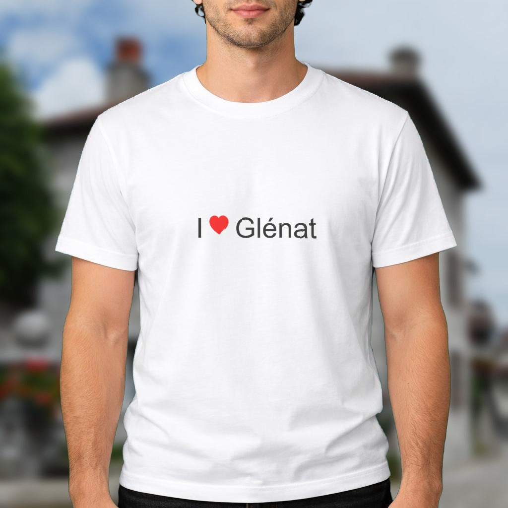 T-shirt I love glénat