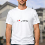 T-shirt I love golbey