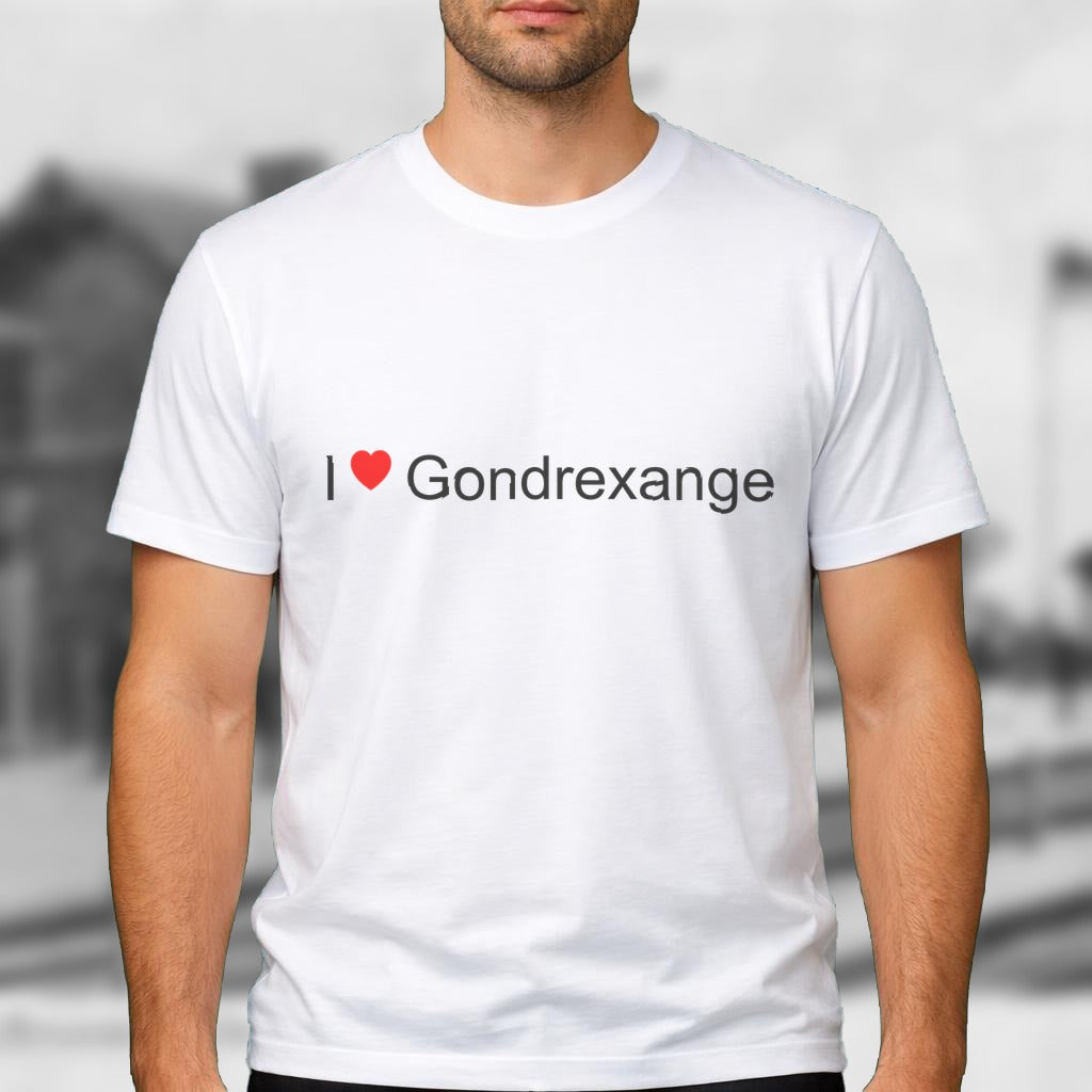 T-shirt I love gondrexange