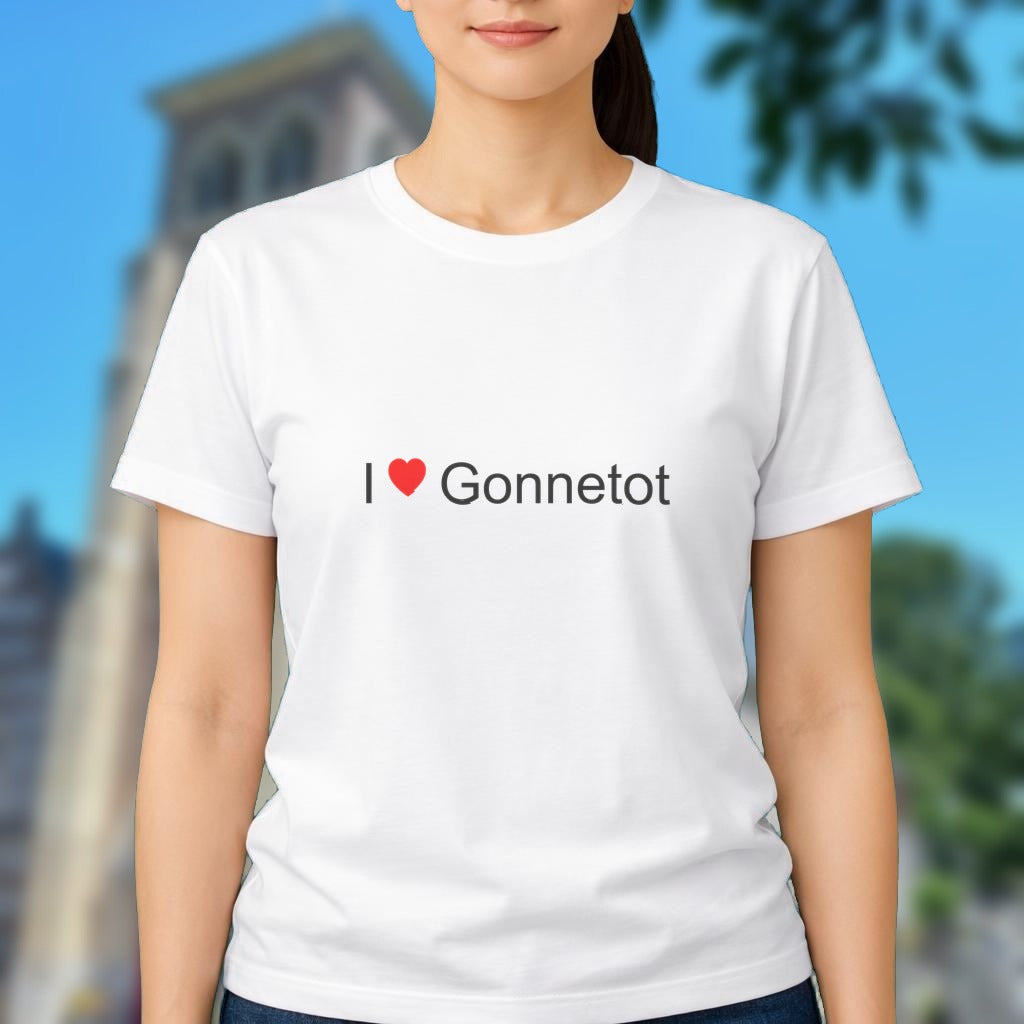 T-shirt I love gonnetot