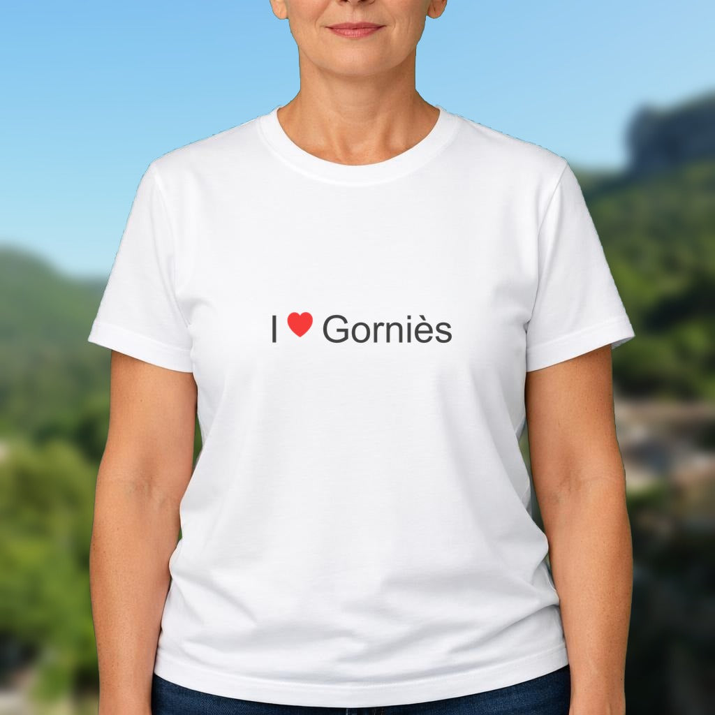 T-shirt I love gorniès