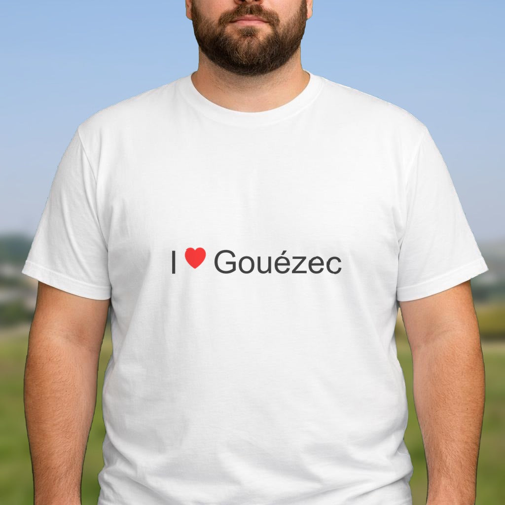T-shirt I love gouézec
