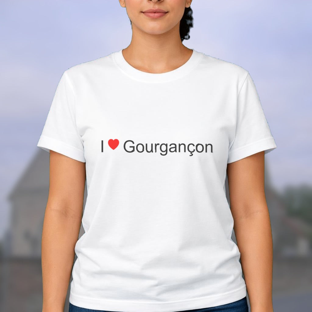 T-shirt I love gourgançon